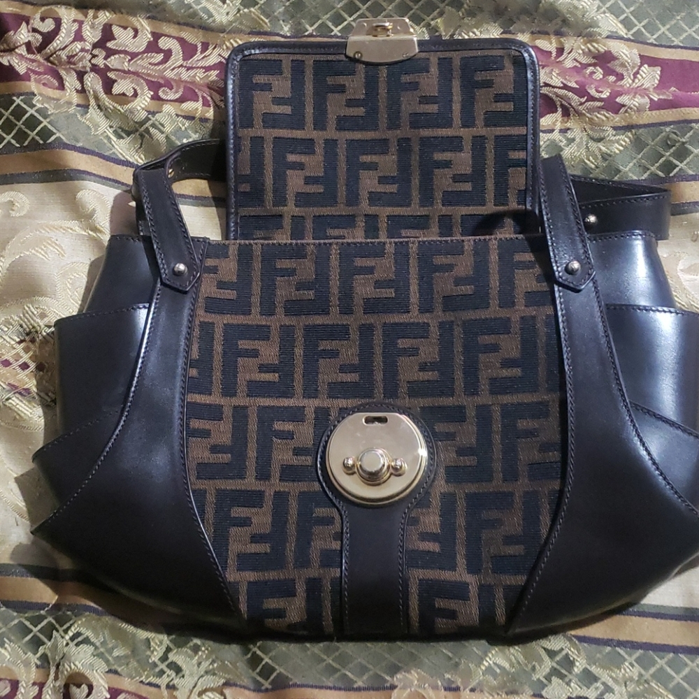 AUTHENTIC FENDI BAG AND WALLET
